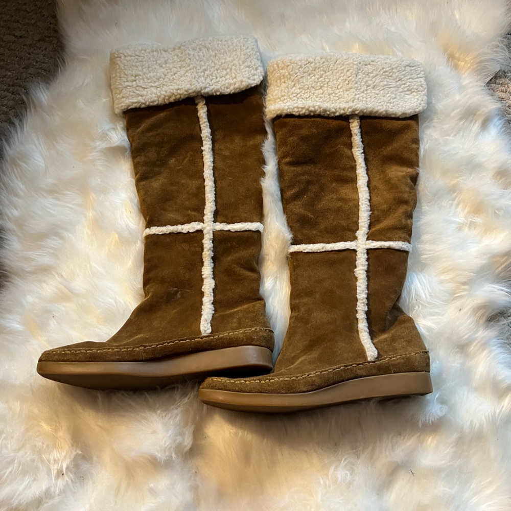 Michael Michael Kors tall suede boots - Picture 4 of 11